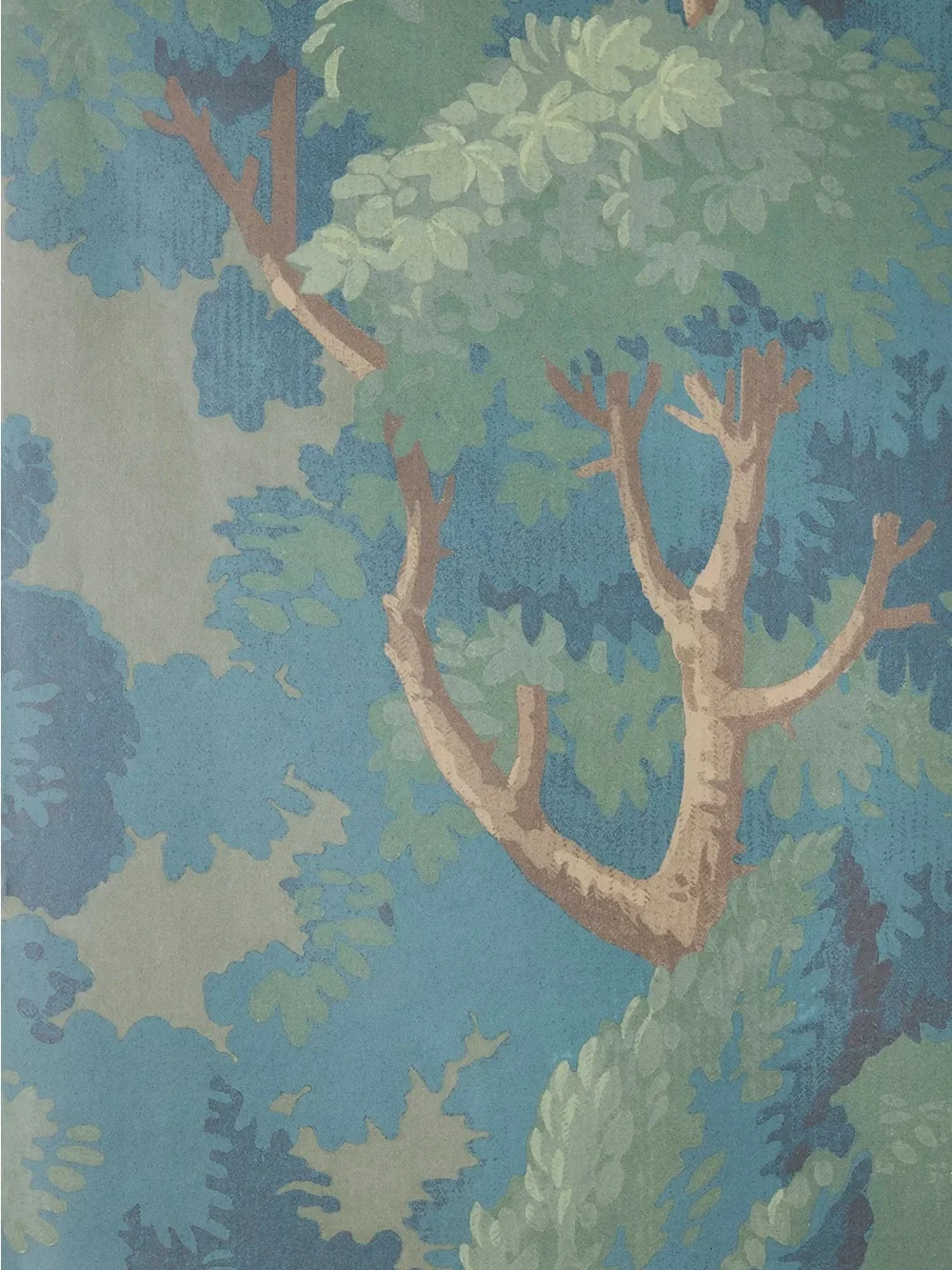 New Anthropologie Green Forest Wall Mural One Size